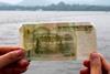 One-yuan note displaying the West Lake in Hangzhou, China
