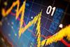 Stock market index graphs