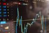Stock price on monitor