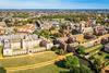 Aerial shot of Cambridge, UK