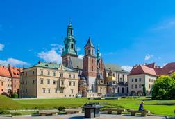 Wawel Castle in Krakow, Poland
