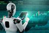robot looking at screen AI