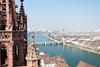 Basel, Switzerland with Rhine and Middle Bridge