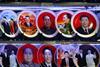Pictures of Mao and Xi Jinping