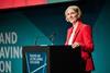 Emma Reynolds UK pensions minister at PLSA 2024