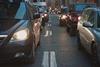 photo depicting cars at a standstil