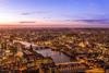 London aerial shot
